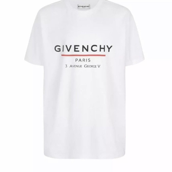 Givenchy White Graphic T-Shirt - Picture 1 of 6